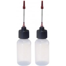 2-1 OZ bottles with stainless needle tip